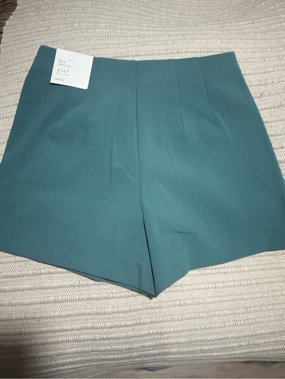 a new day High-Waist Teal Tailored Shorts